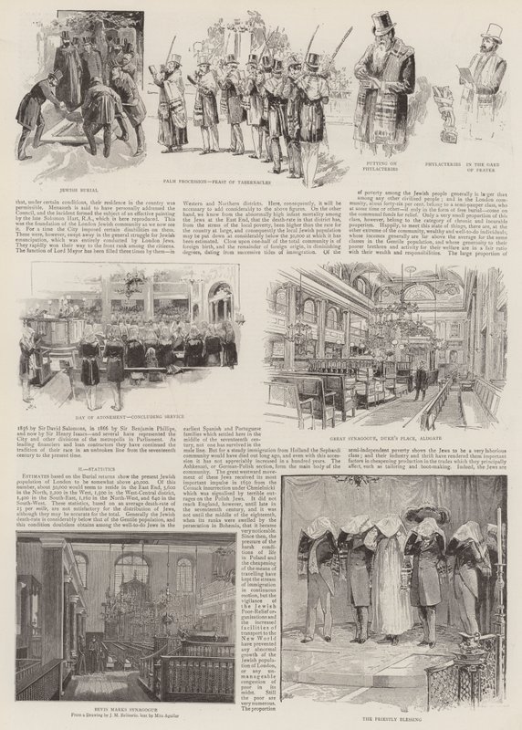 Gli ebrei a Londra da J.M. Belisario