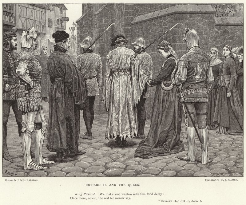 Riccardo II e la Regina, Riccardo II, Atto V, Scena I da J.M.L. Ralston
