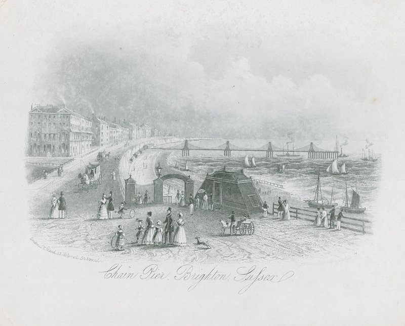 Vista generale del Chain Pier da J.T. Wood