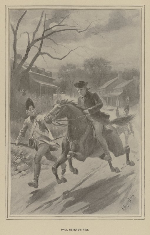 La cavalcata di Paul Revere da J. (after) Steeple Davis