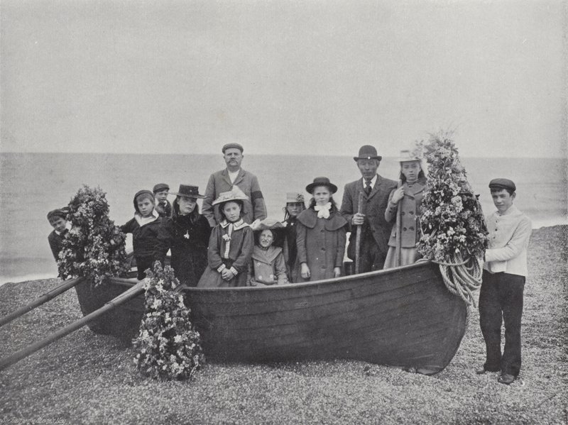 Giornata della ghirlanda ad Abbotsbury, il Festival di Nettuno da J. Benjamin Stone