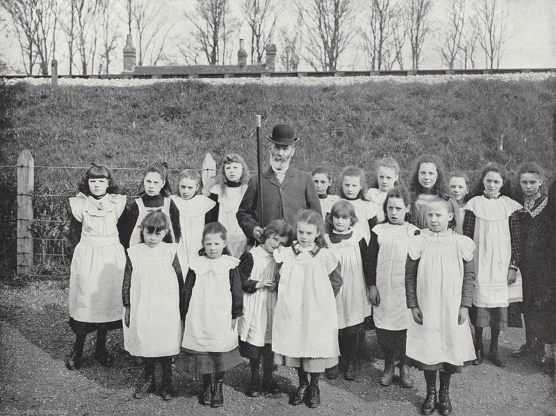 Hocktide a Hungerford, Richiesta di Vacanza per i Bambini della Scuola da J. Benjamin Stone