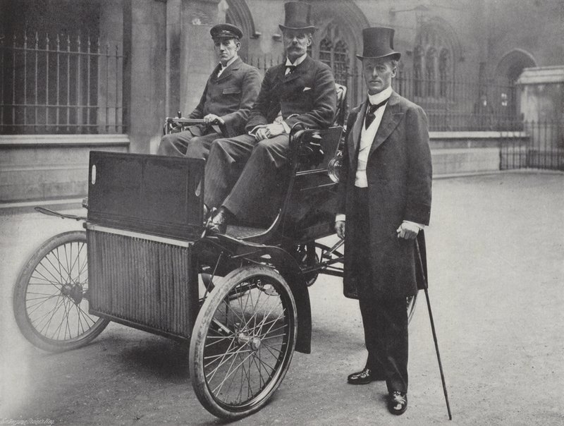 Sir J. Dickson-Poynder, Bart., e il Maggiore Seely da J. Benjamin Stone