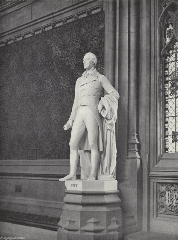 Statua di Pitt da J. Benjamin Stone
