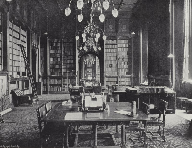 La biblioteca della Camera dei Lord da J. Benjamin Stone