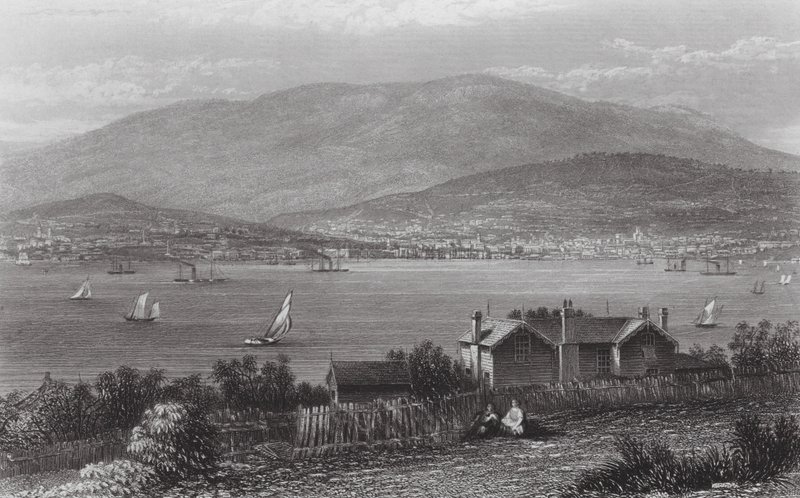 Australia: Hobart Town, Tasmania da J. C. Armytage
