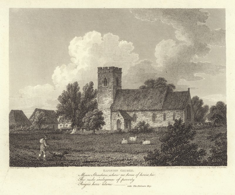 Robert Bloomfield, poeta: Chiesa di Sapiston da J. Greig