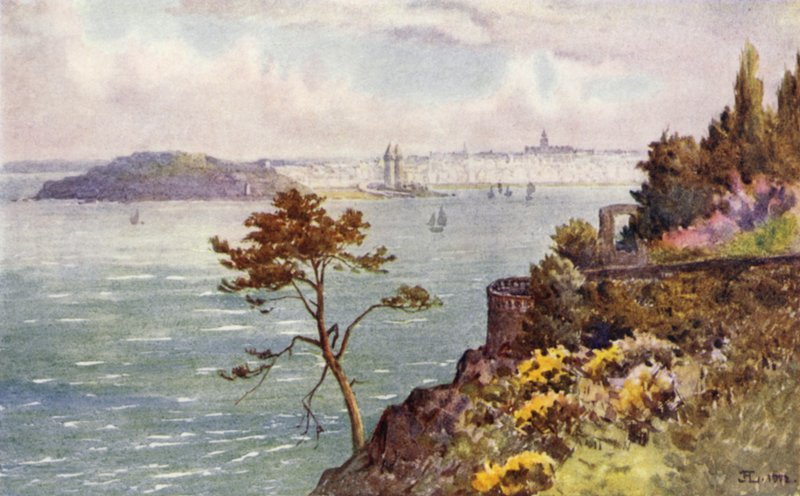 St Servan e la foce della Rance da Vicomte da J. Hardwicke Lewis