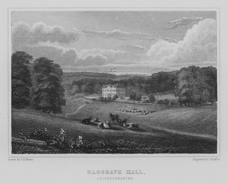 Baggrave Hall, Leicestershire da John Preston Neale