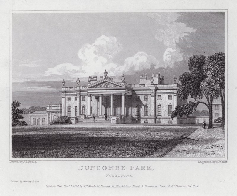 Duncombe Park, Yorkshire da John Preston Neale