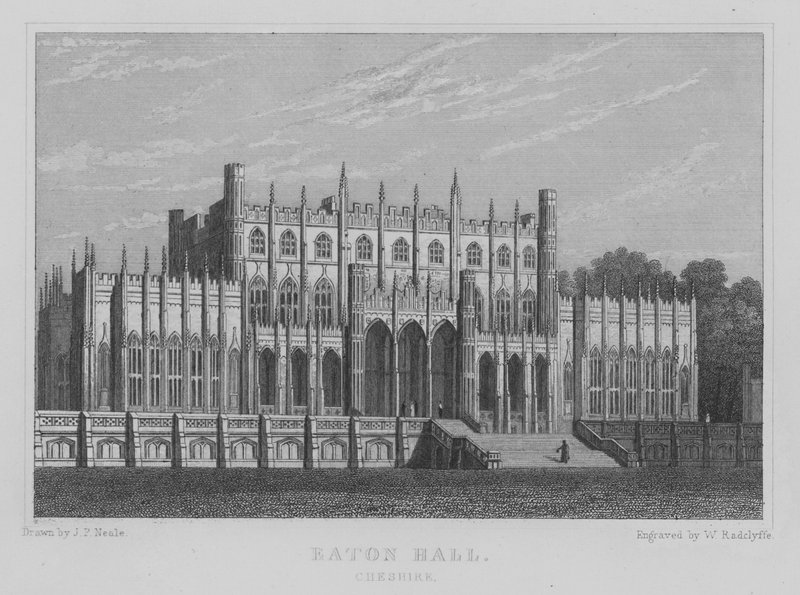 Eaton Hall, Cheshire da John Preston Neale