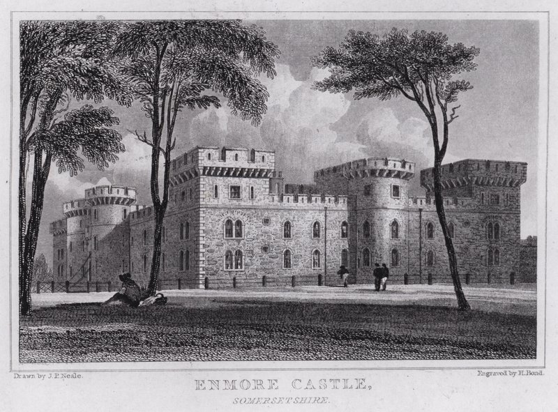 Castello di Enmore, Somersetshire da John Preston Neale