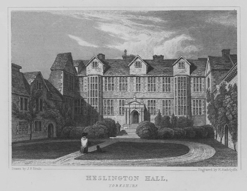 Heslington Hall, Yorkshire da John Preston Neale