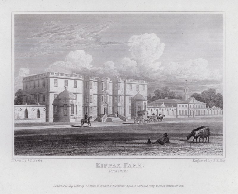 Parco di Kippax, Yorkshire da John Preston Neale
