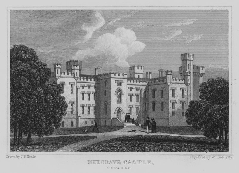 Mulgrave Castle, Yorkshire da John Preston Neale