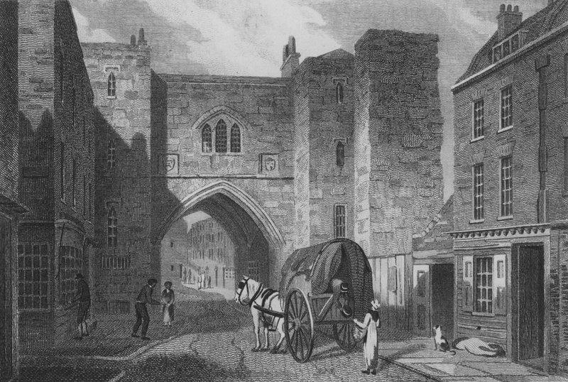 Porta di San Giovanni, Clerkenwell da John Preston Neale