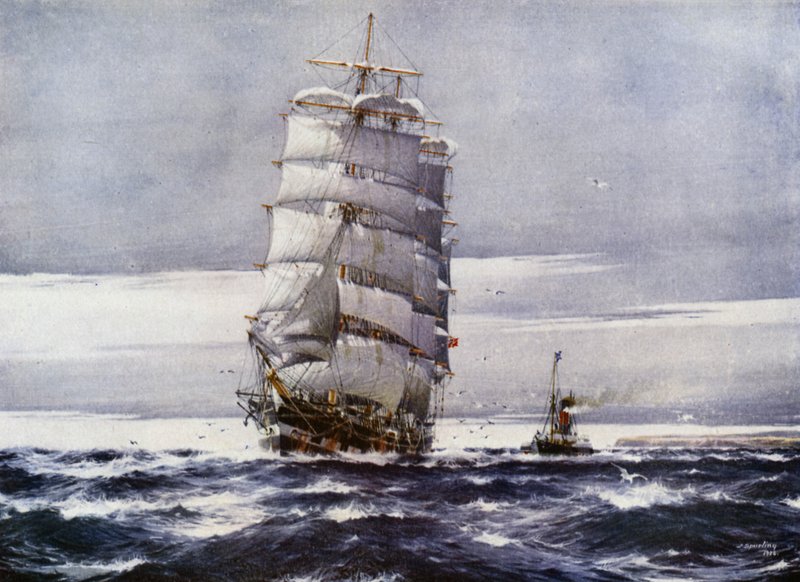 Clipper Ships: Carlisle Castle da Jack (after) Spurling