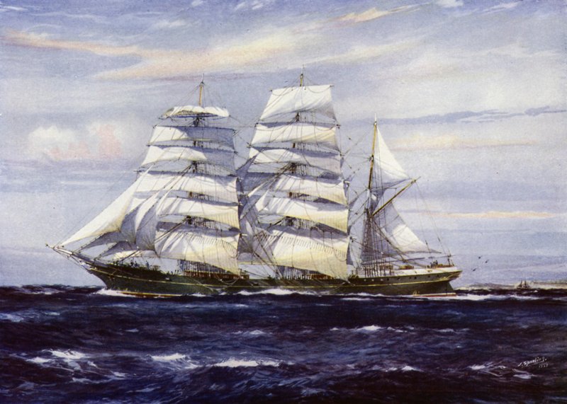 Clipper Ships: Strathdon da Jack (after) Spurling