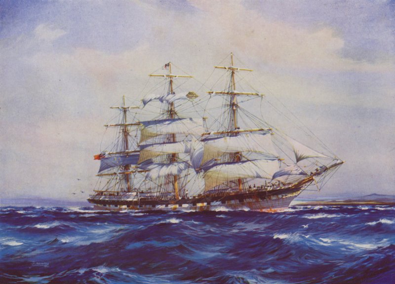 Nave a vela Invercargill da Jack Spurling
