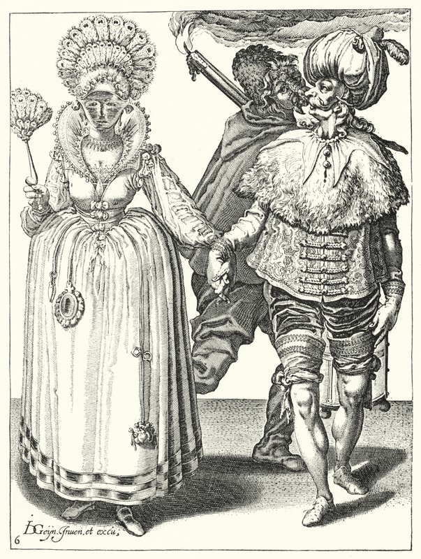 Mascherata da Jacques II de Gheyn