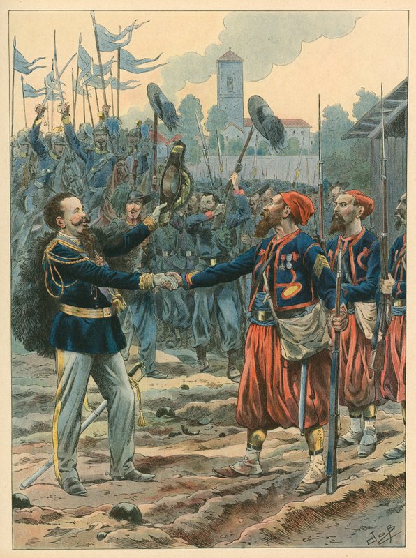Italia - La marcia reale da Jacques Marie Gaston Onfray de Breville (Job)