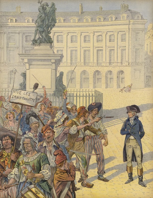 Napoleone Bonaparte in mezzo ai disordini rivoluzionari da Jacques Marie Gaston Onfray de Breville (Job)