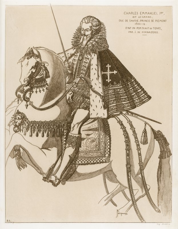 Carlo Emanuele I da Jacques de Fornazeris