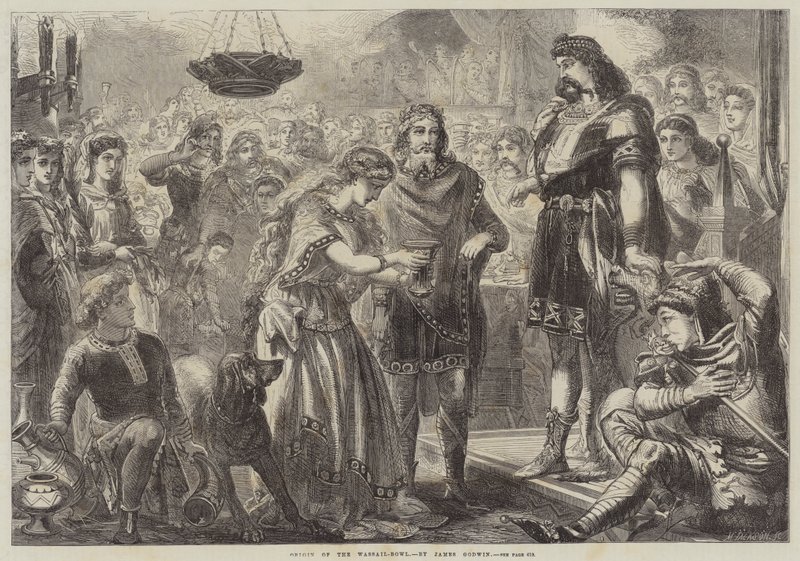 Origine della coppa di wassail da James Godwin