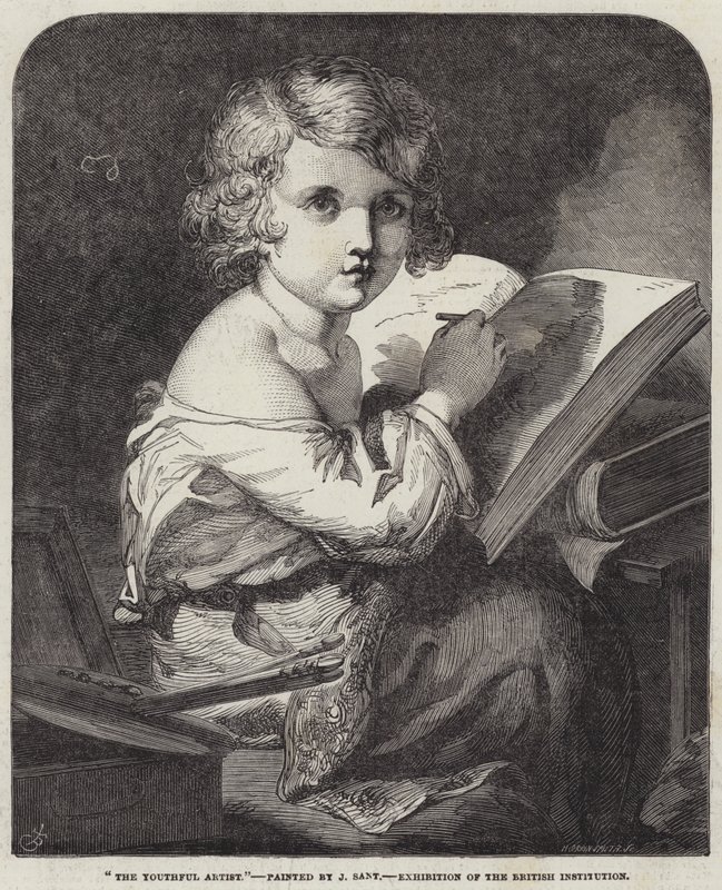 Il giovane artista da James Sant