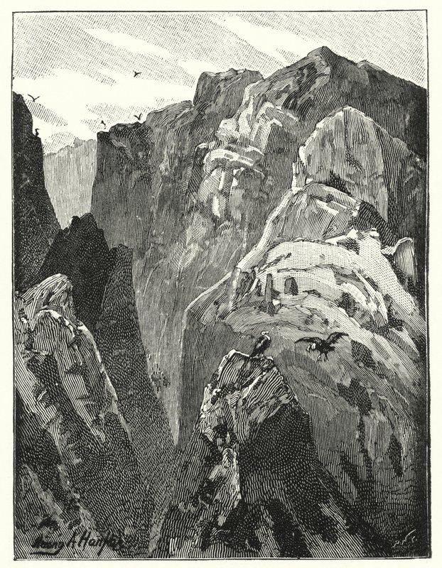 Le montagne vicino a Gerico (litografia) da James (after) Clark