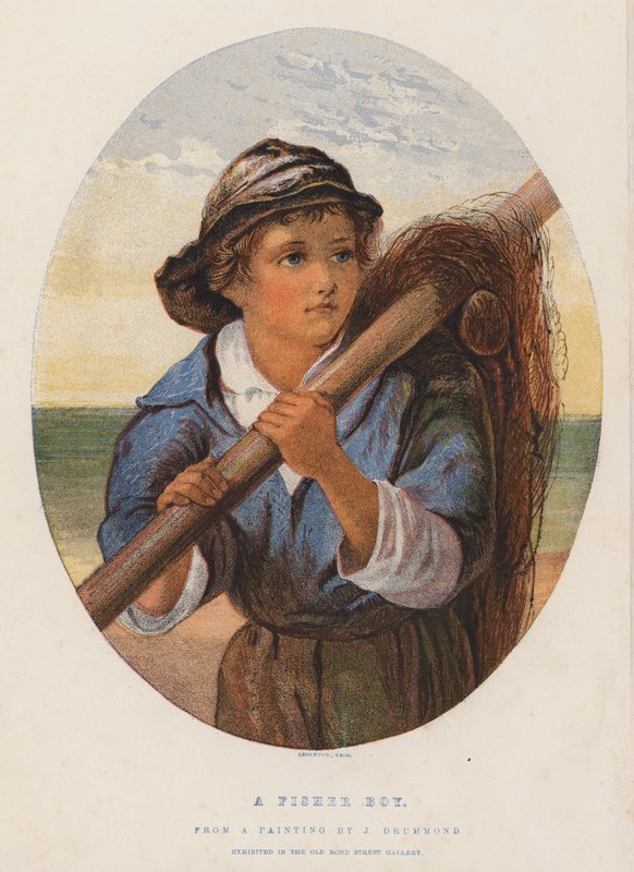 Un ragazzo pescatore da James (after) Drummond