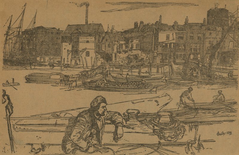 Molo del Leone Nero da James Abbott McNeill Whistler