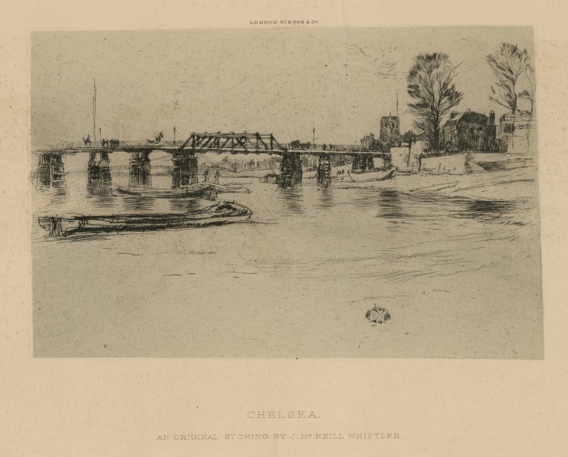 Vista generale di Chelsea da James Abbott McNeill Whistler
