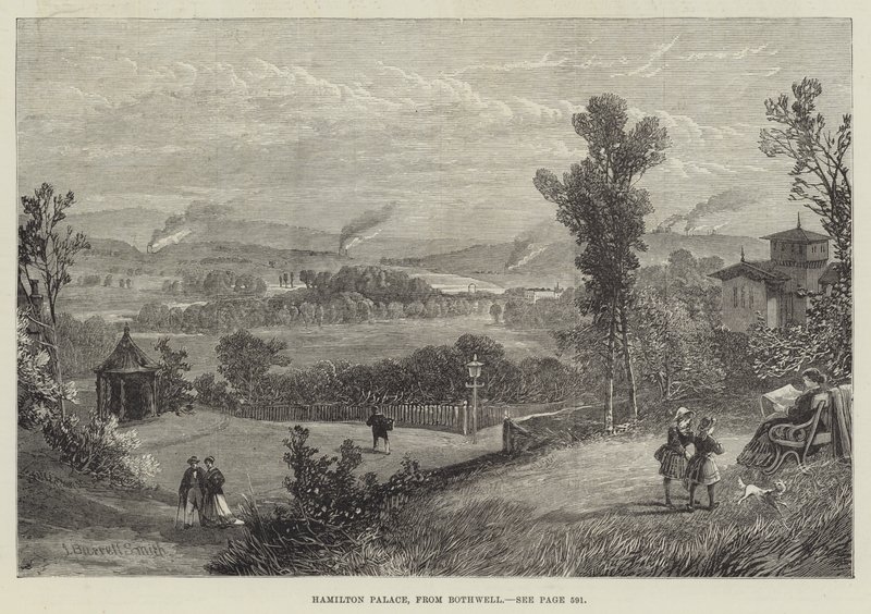 Hamilton Palace, da Bothwell da James Burrell Smith