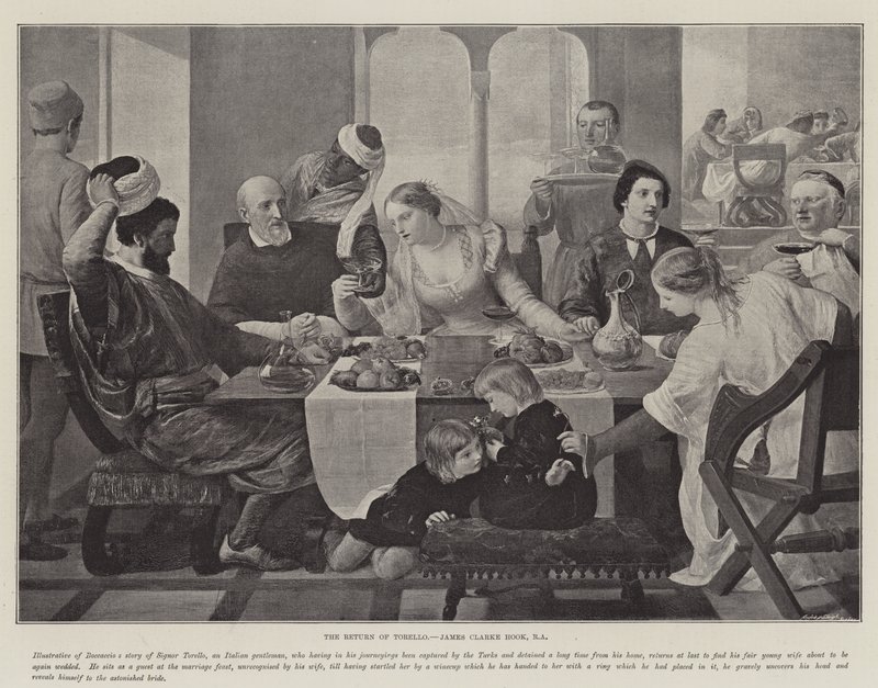 Il ritorno di Torello da James Clarke Hook