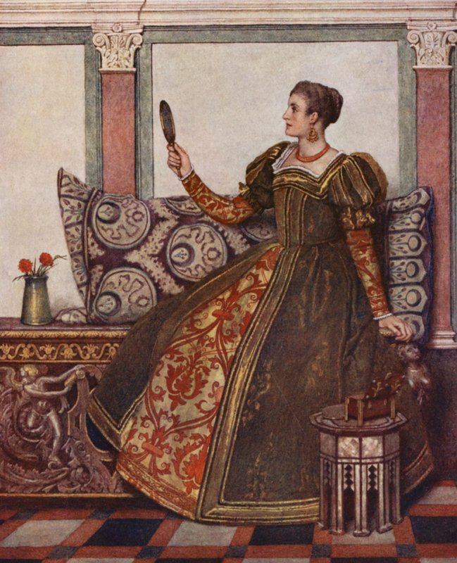Il Mercante di Venezia di Shakespeare: Nerissa da James Dromgole Linton