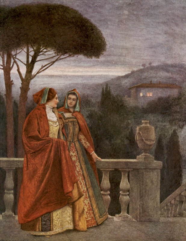 Il mercante di Venezia di Shakespeare: Portia e Nerissa da James Dromgole Linton