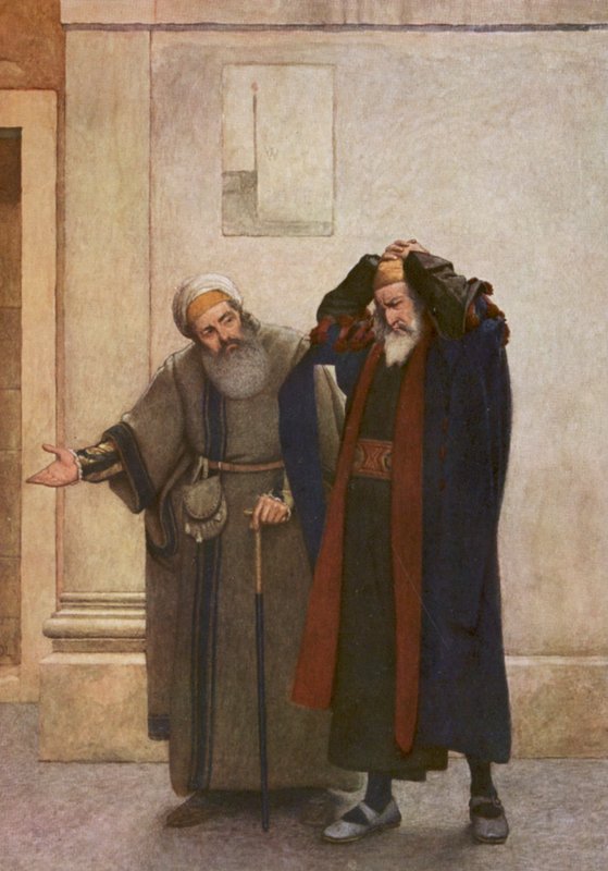 Il mercante di Venezia di Shakespeare: Shylock e Tubal da James Dromgole Linton