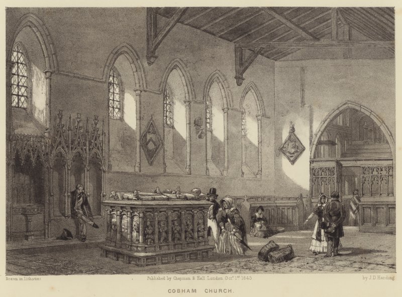 Chiesa di Cobham da James Duffield Harding