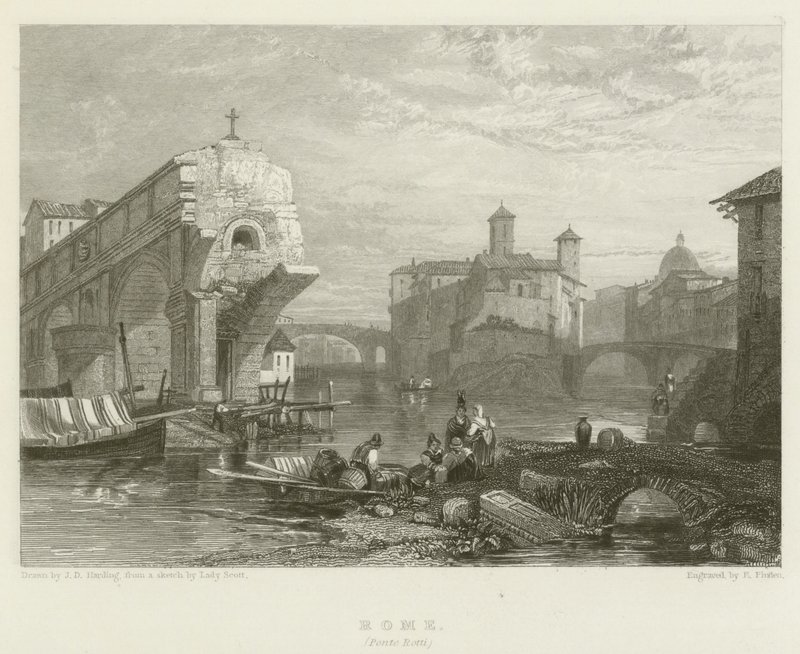 Roma, Ponte Rotto da James Duffield Harding
