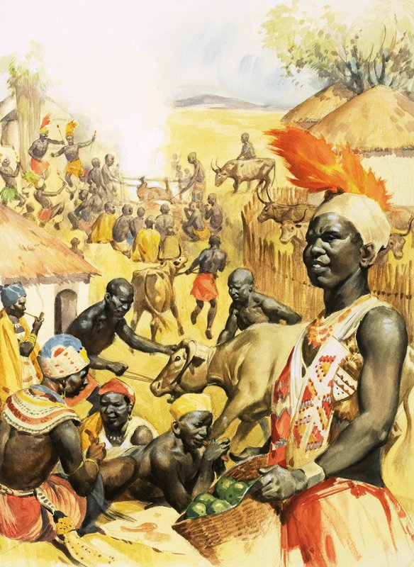 Villaggio Bantu da James Edwin McConnell