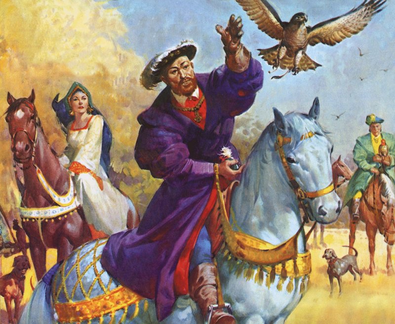 Re Enrico VIII a caccia da James Edwin McConnell