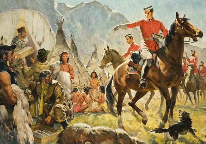 Montanti () e indiani da James Edwin McConnell