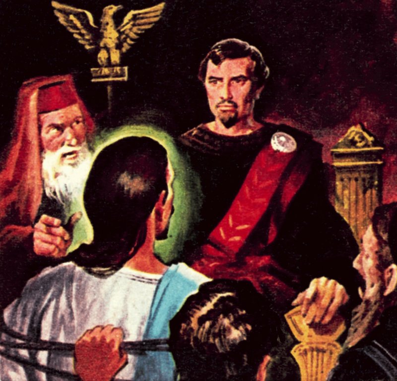Ponzio Pilato in giudizio su Gesù Cristo da James Edwin McConnell