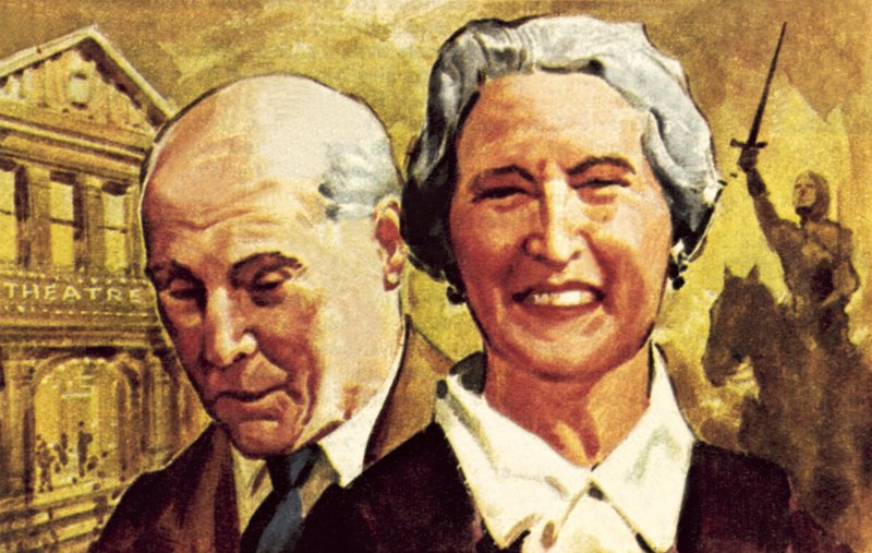 Sir Lewis Casson e Dame Sybil Thorndike da James Edwin McConnell