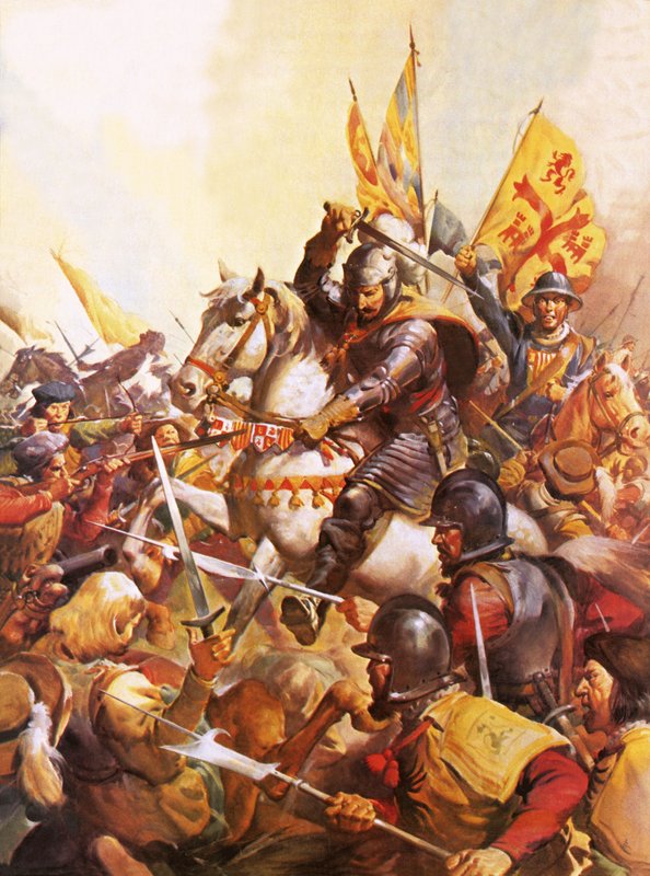Wallenstein alla battaglia di Lutzen da James Edwin McConnell