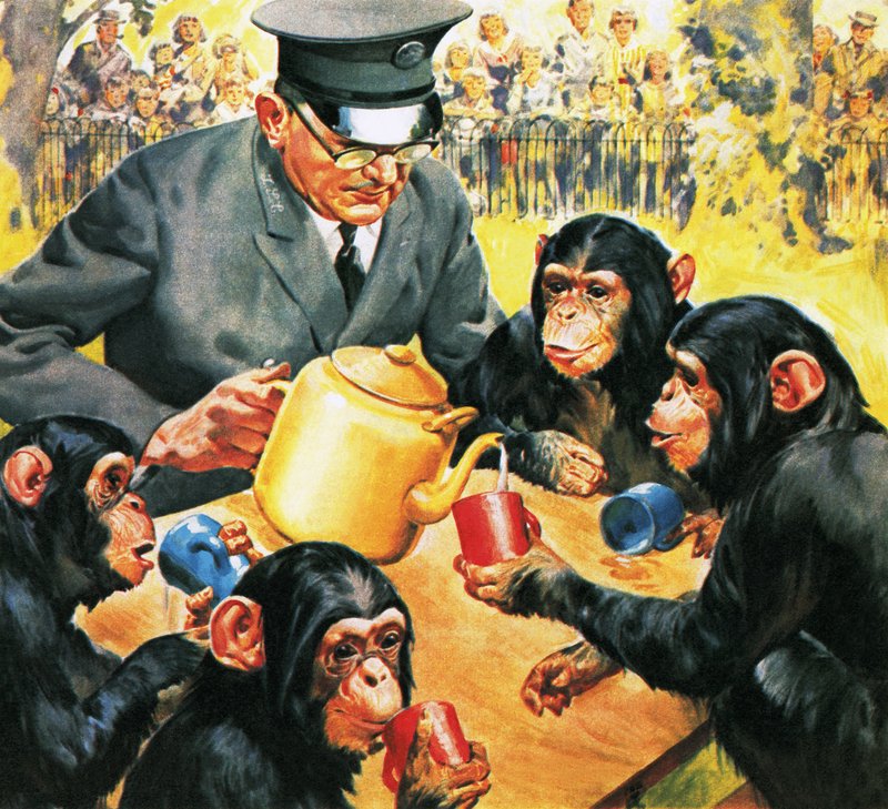 Chi è chi allo zoo: Tè per quattro da James Edwin McConnell