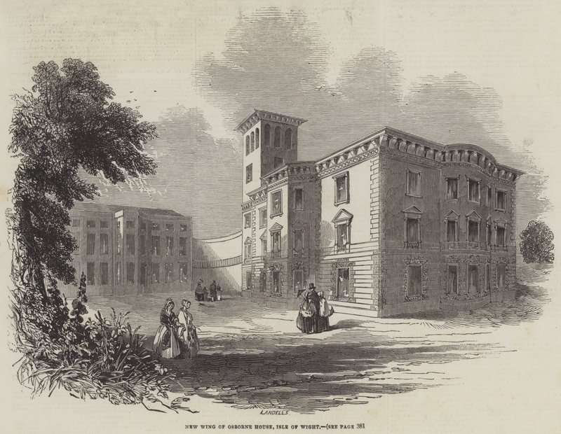 Nuova ala di Osborne House, Isola di Wight da James Herring