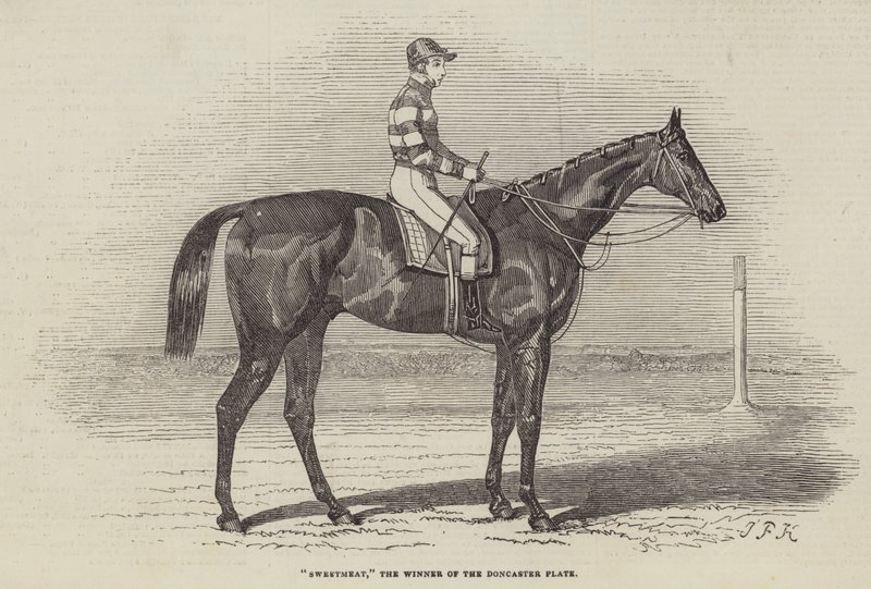 Sweetmeat, il vincitore del Doncaster Plate da James Herring