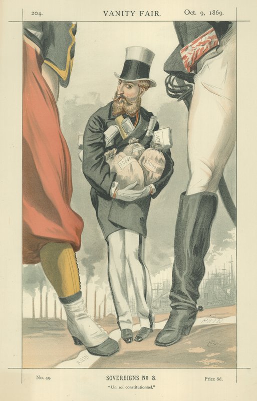Leopoldo II, Re dei Belgi da James Jacques Joseph Tissot